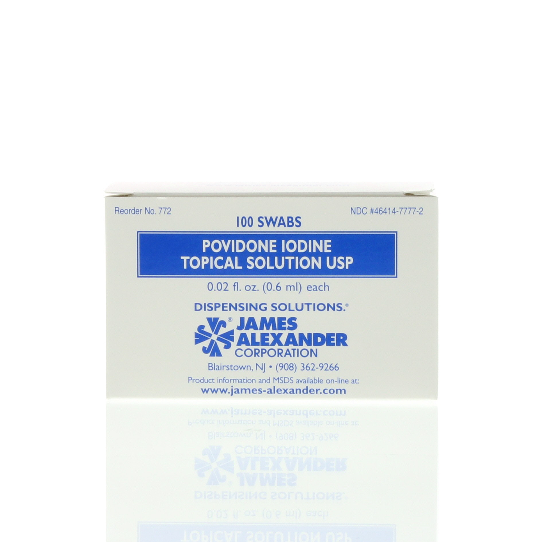 Povidone-Iodine Topical Solution 1% 0.6ml Ampule - Box/100