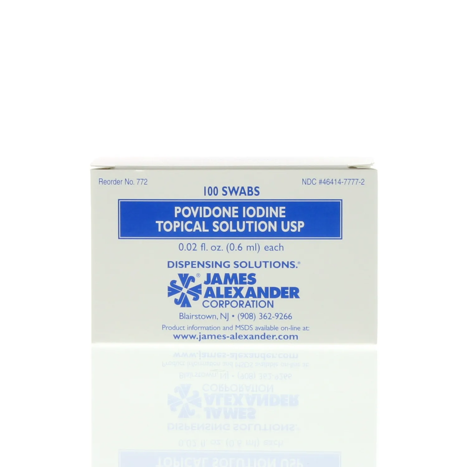 Povidone-Iodine Topical Solution 1% 0.6ml Ampule - Box/100