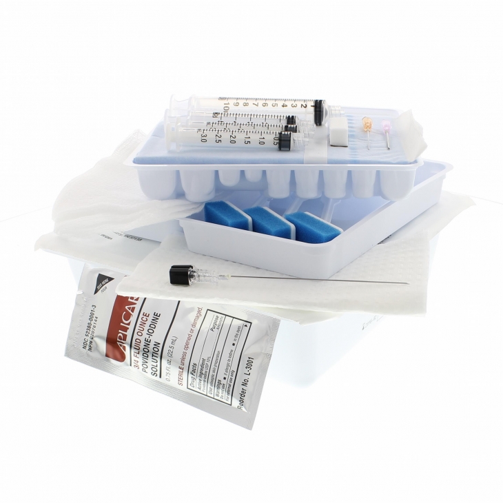 Clint Pharmaceuticals: Nerve Block Tray w/22g Quincke Needle - 22Q35