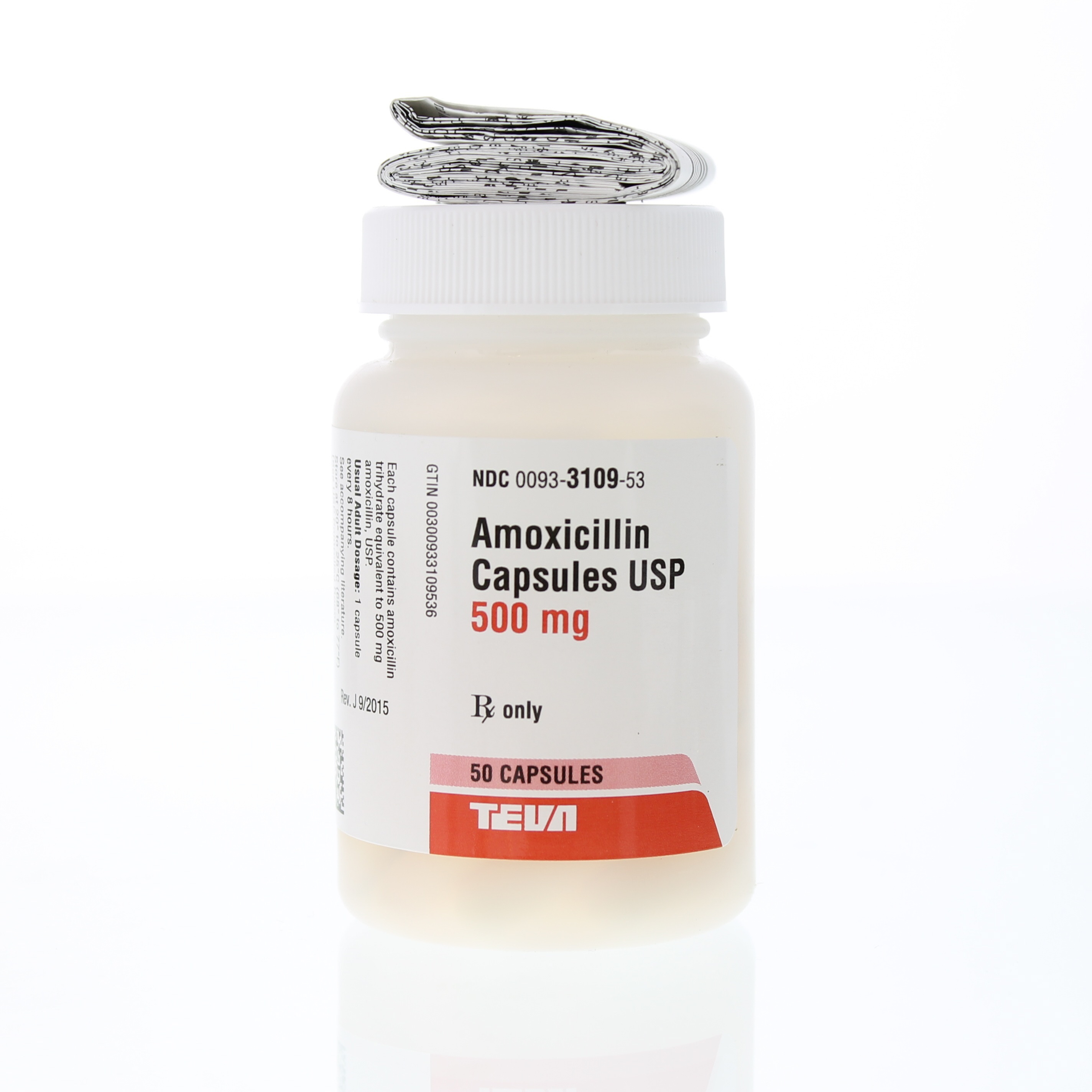 Amoxicillin trihydrate 500mg