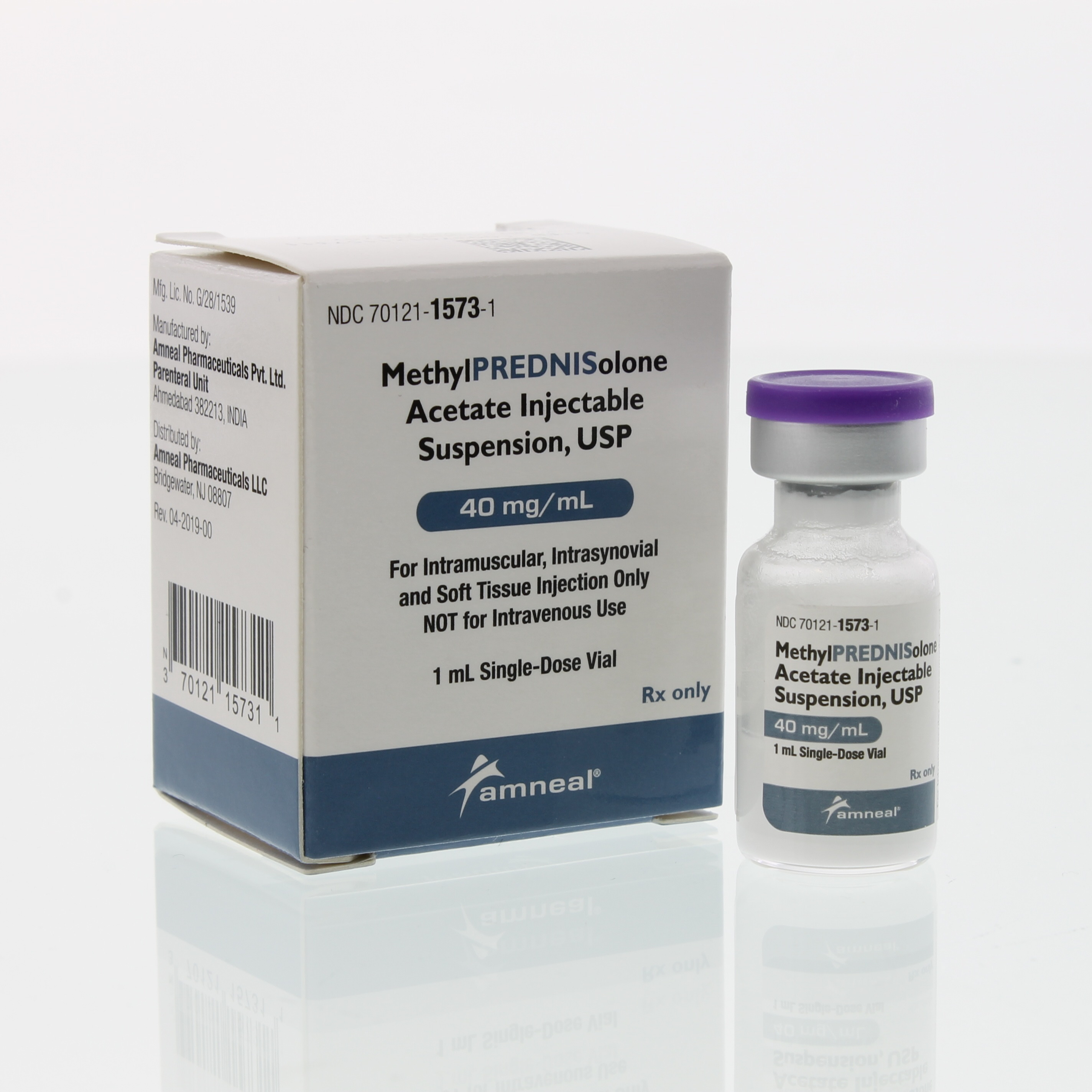 Methylprednisolone Acetate 40mg/ml 1ml SDV