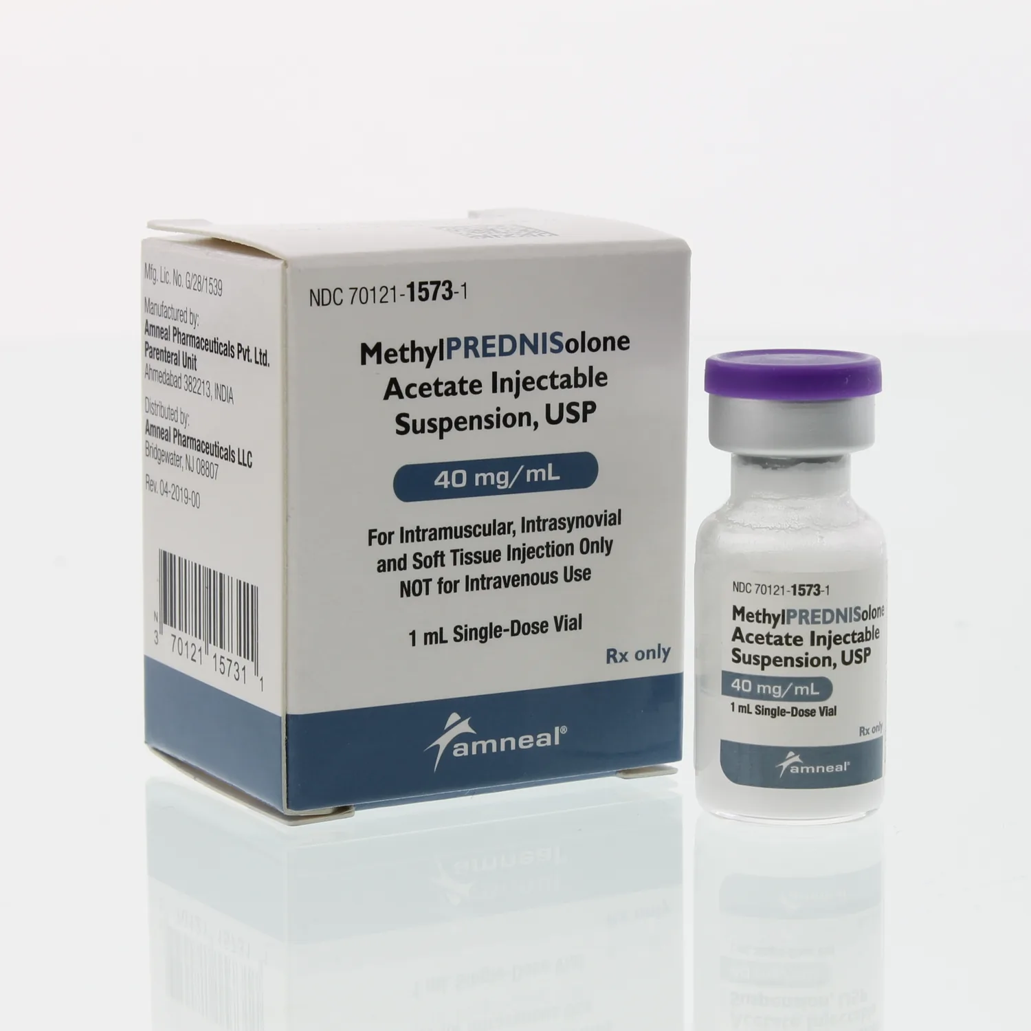Methylprednisolone Acetate 40mg/ml 1ml SDV