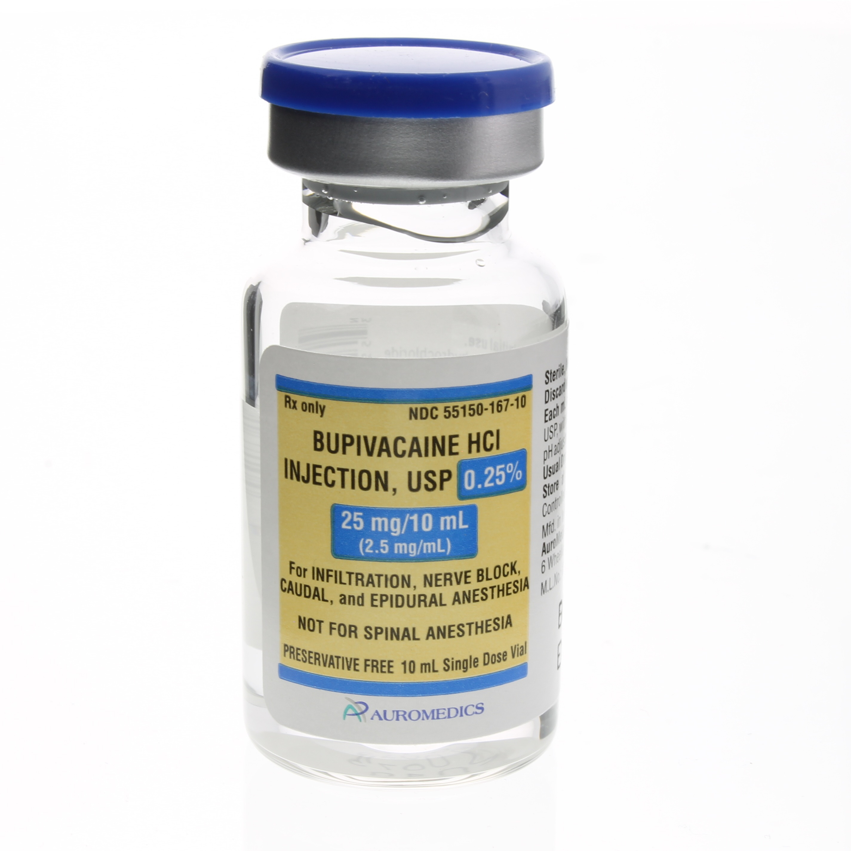 Bupivacaine 0.25% 10ml SDV - PF