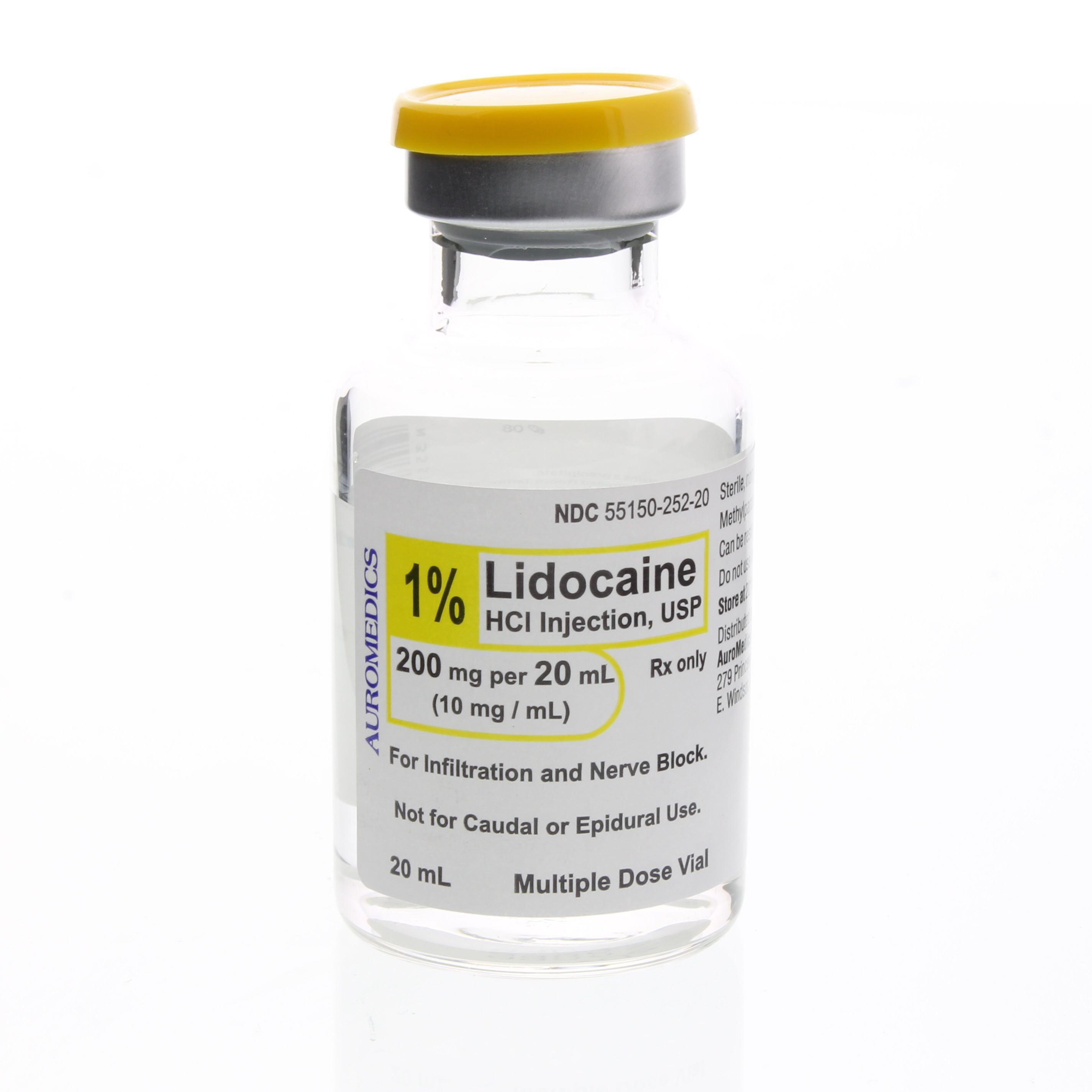 Lidocaine 1% 20ml MDV