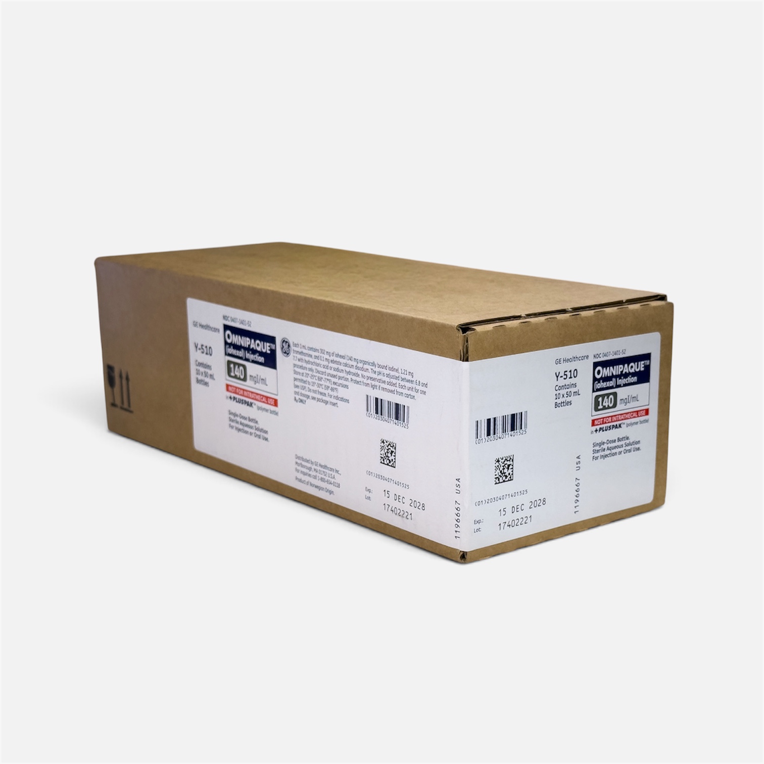 Omnipaque™ 140mgI/ml 50ml SDV - Box/10